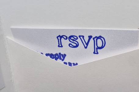 Right Side RSVP Card Pocket