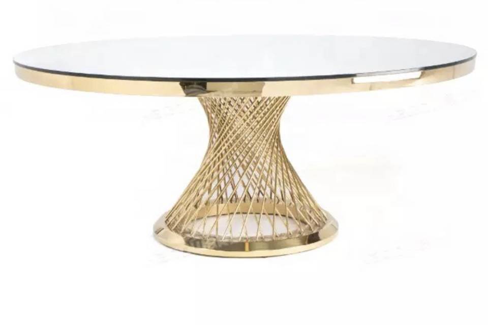 5 ft Gold Table