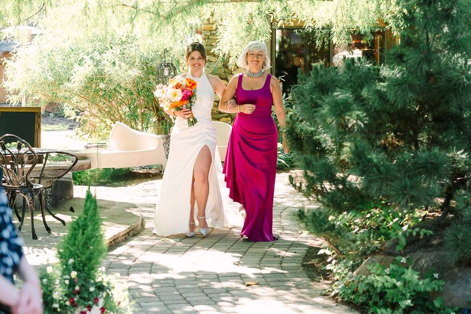 Here comes the bride