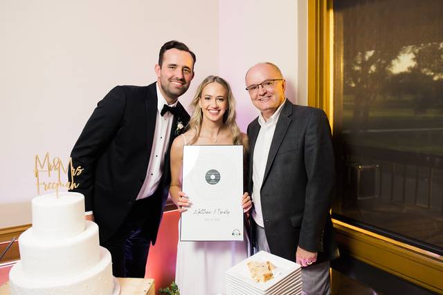 Newlyweds with DJ Jack Light