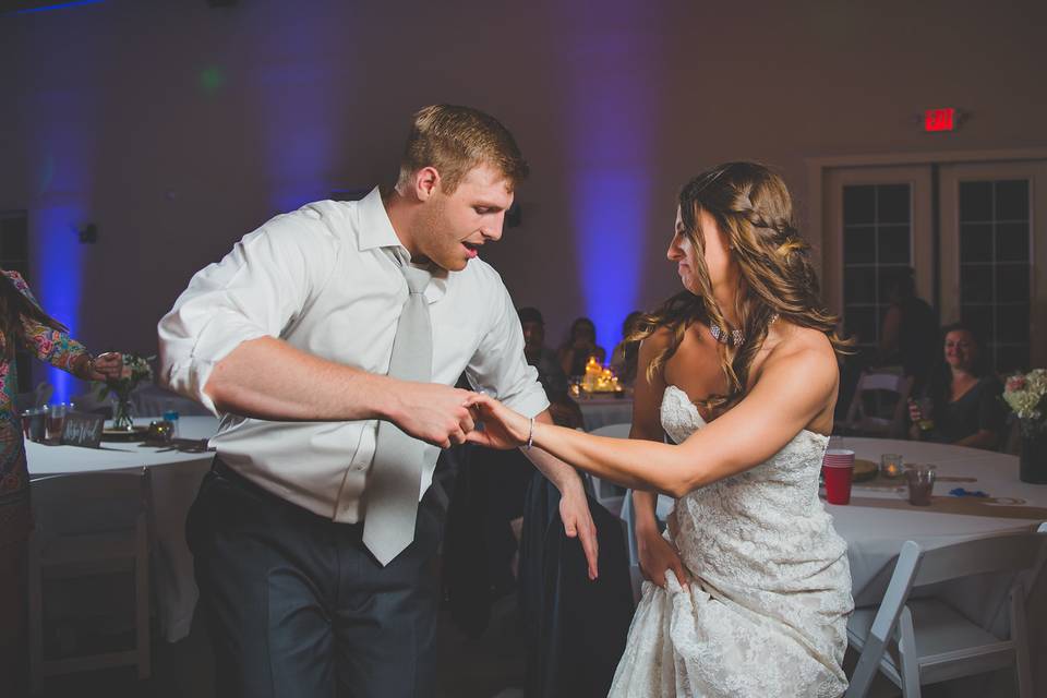 Couple's first dance