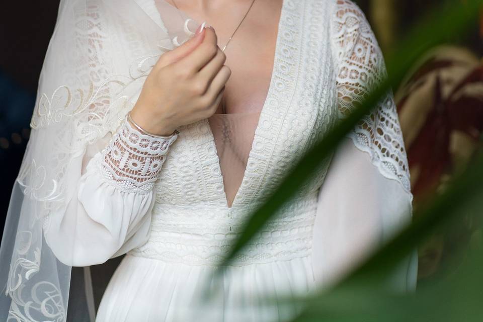 Classic veil shot