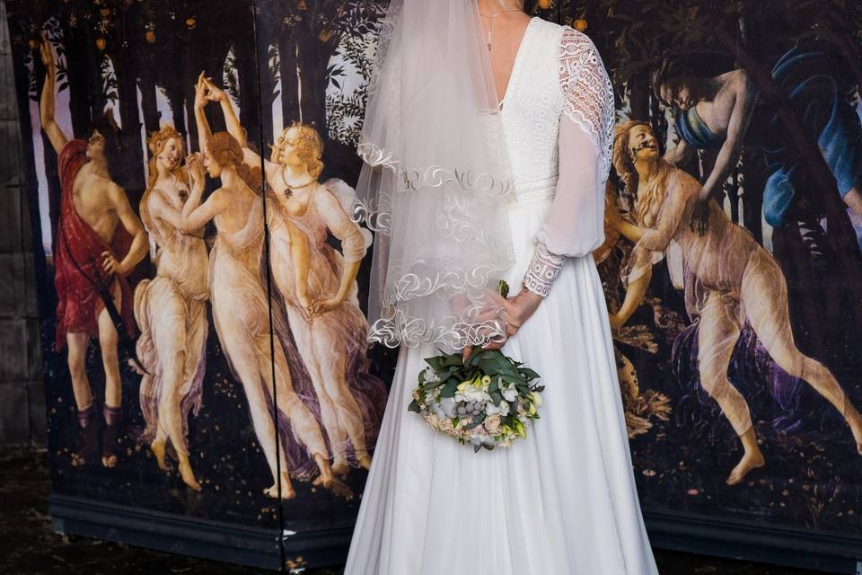 Classic veil shot