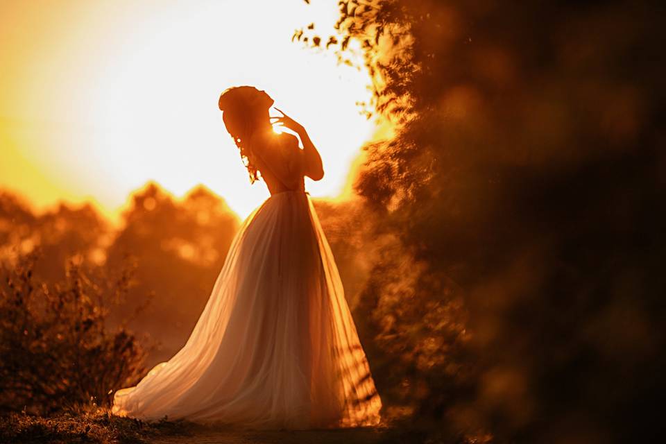 Golden hour portrait