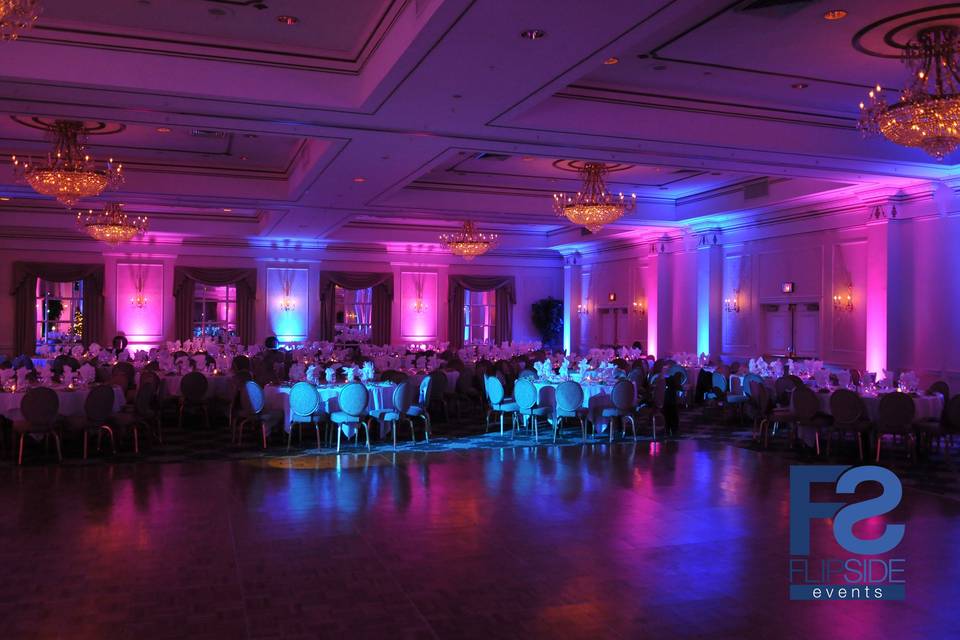 Wedding reception area