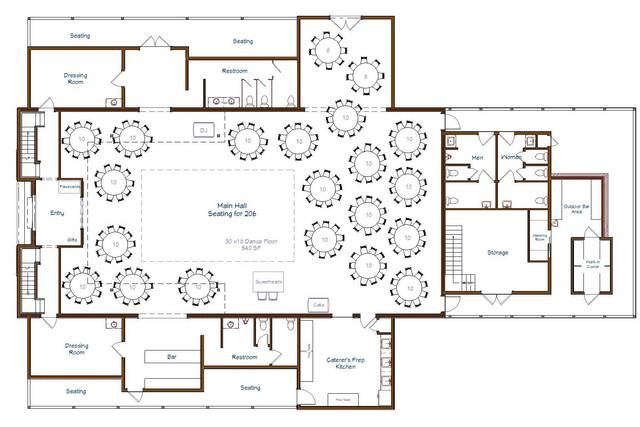 Sweetheart Seating for 206