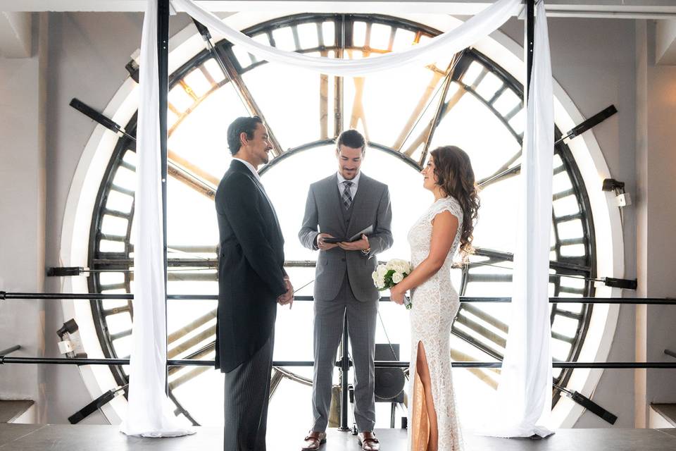 Clocktower Wedding