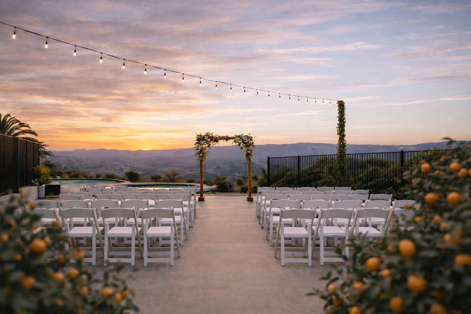 Wedding setup