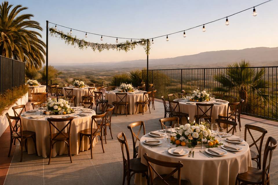 Reception setup