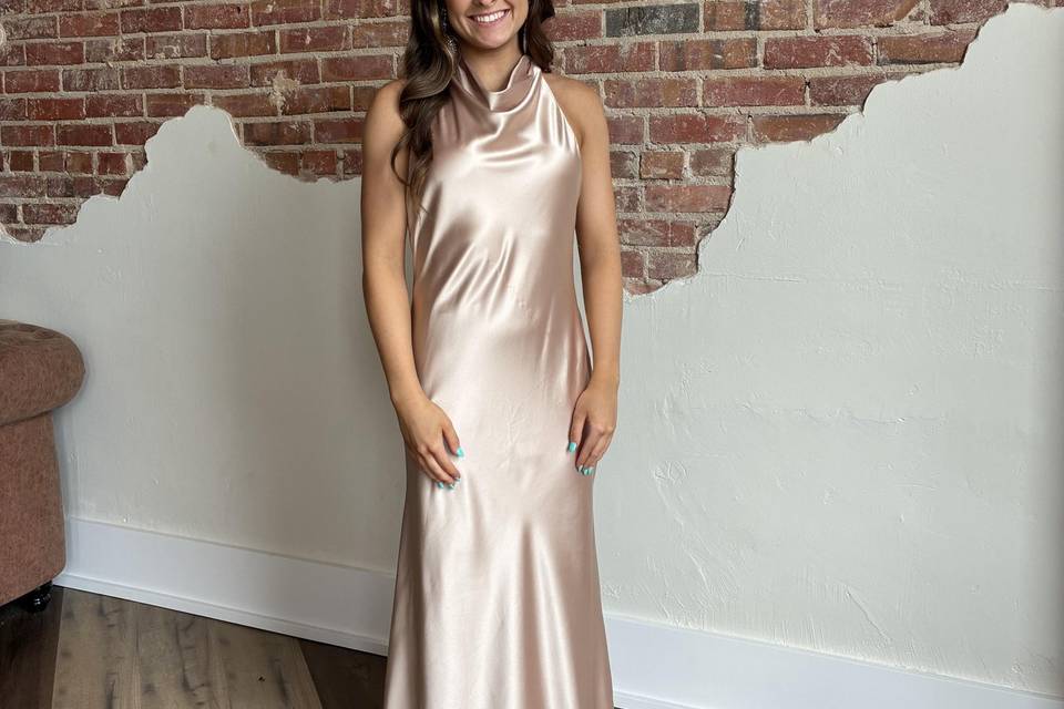 Bridesmaid gown