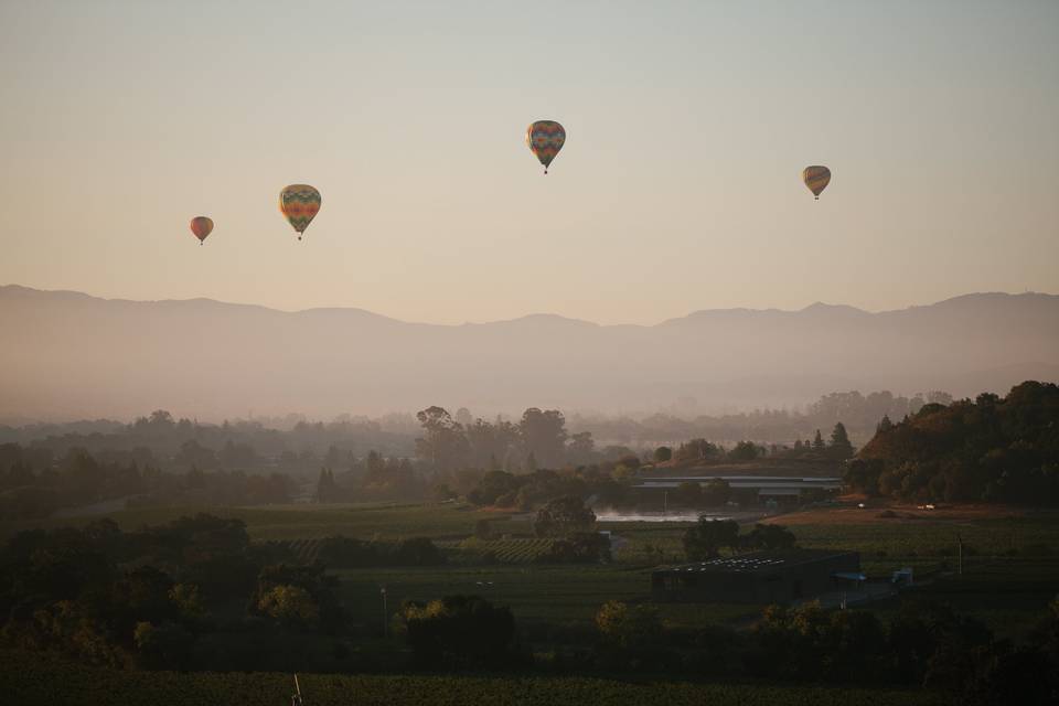 Hot Air Ballon Engagement