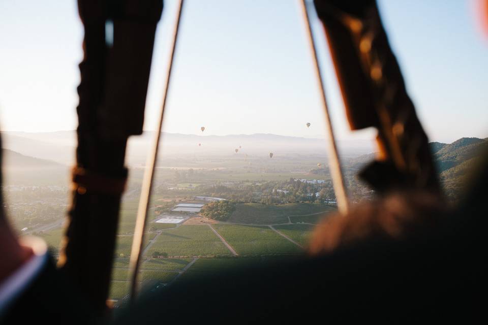 Hot Air Ballon Engagement