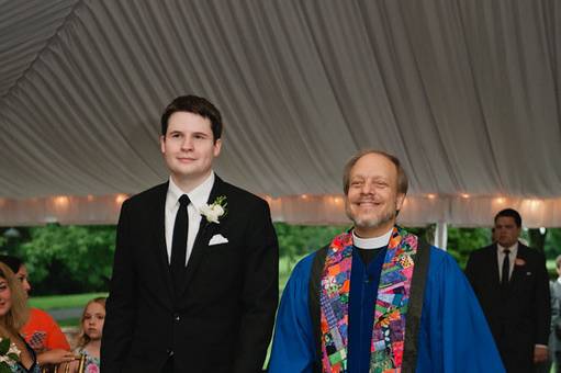 Walking with the Groom