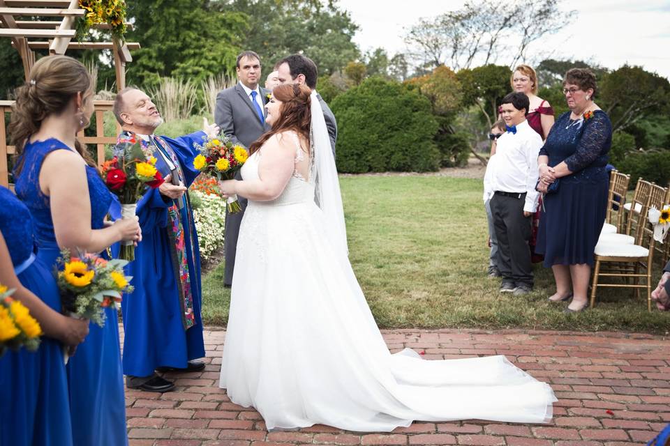 Garden Wedding Ceremony