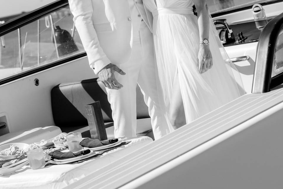 A playful wedding detail