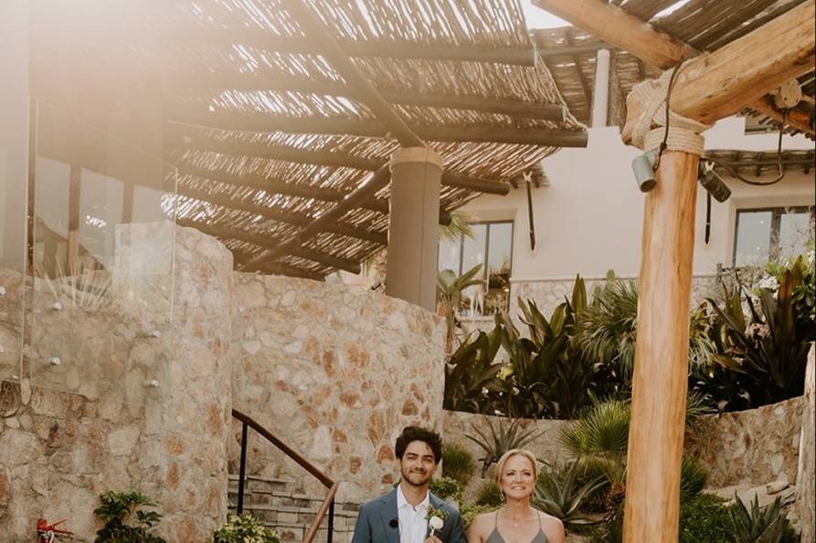 Moments before “I do”