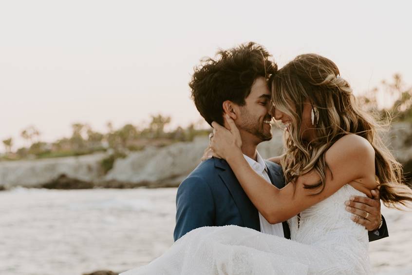 Just married in Los Cabos
