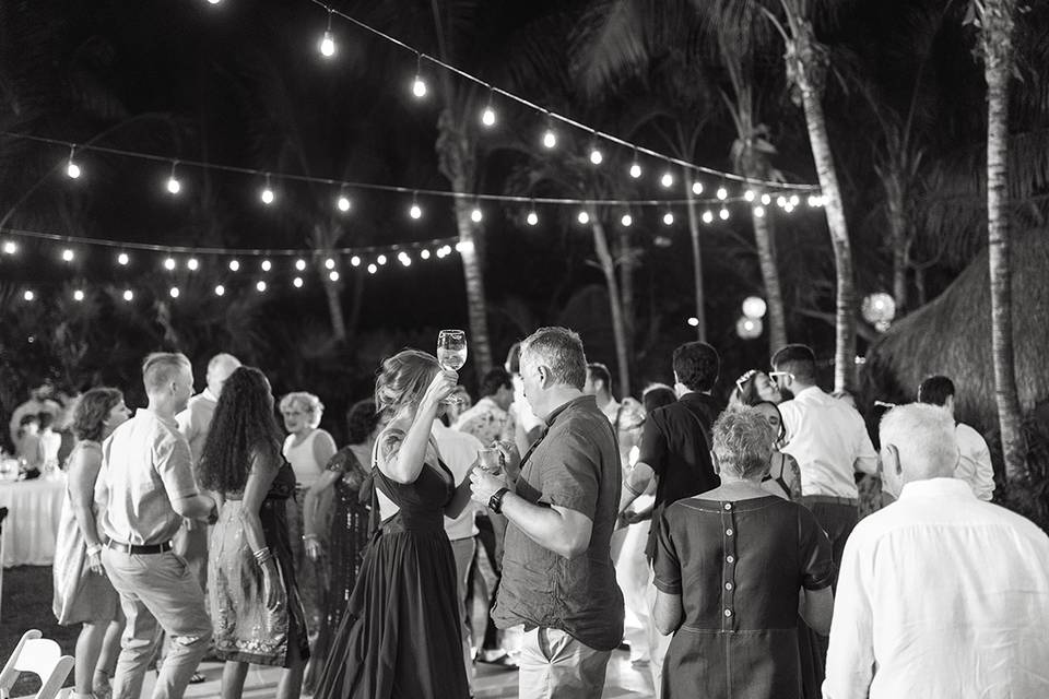 Dancing under the lights