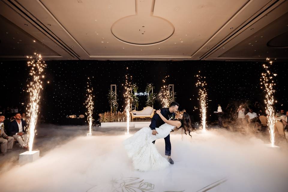 Their first dance