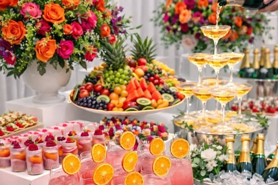 Bright Mexican cocktail zone