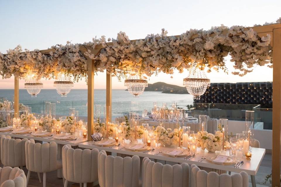 Dreamy floral overhead