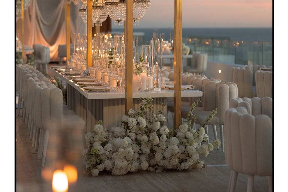 Glass, candlelight & glow
