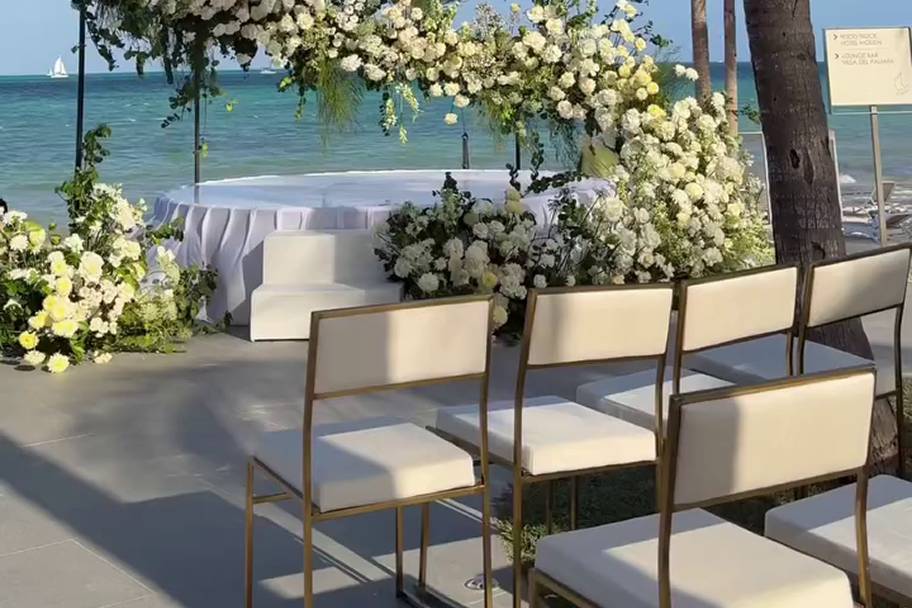 Elegant welcome for guests