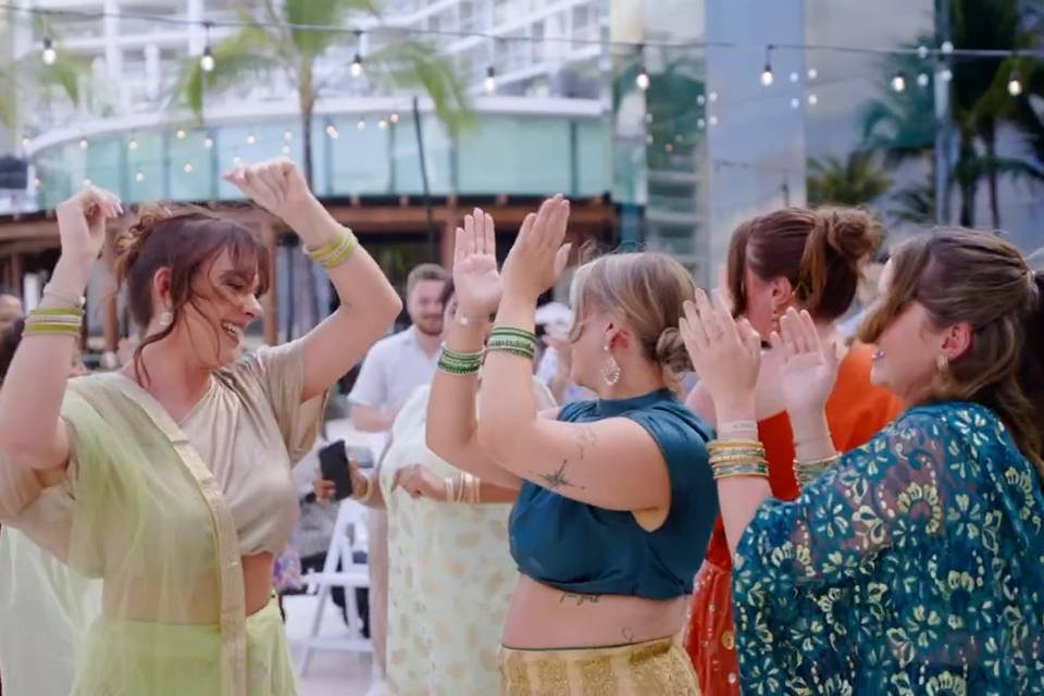 Joy on the dance floor