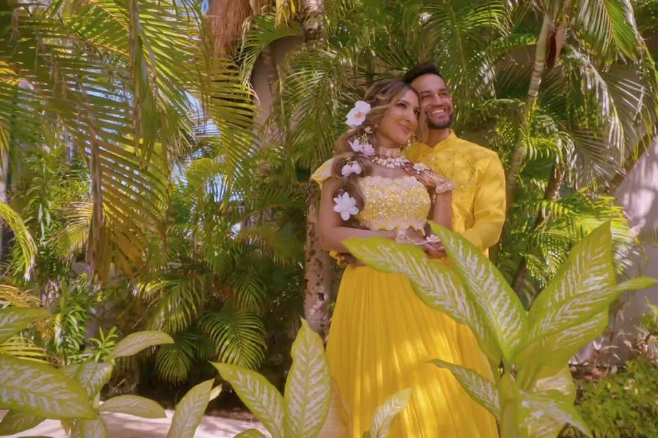 Love among tropical greens