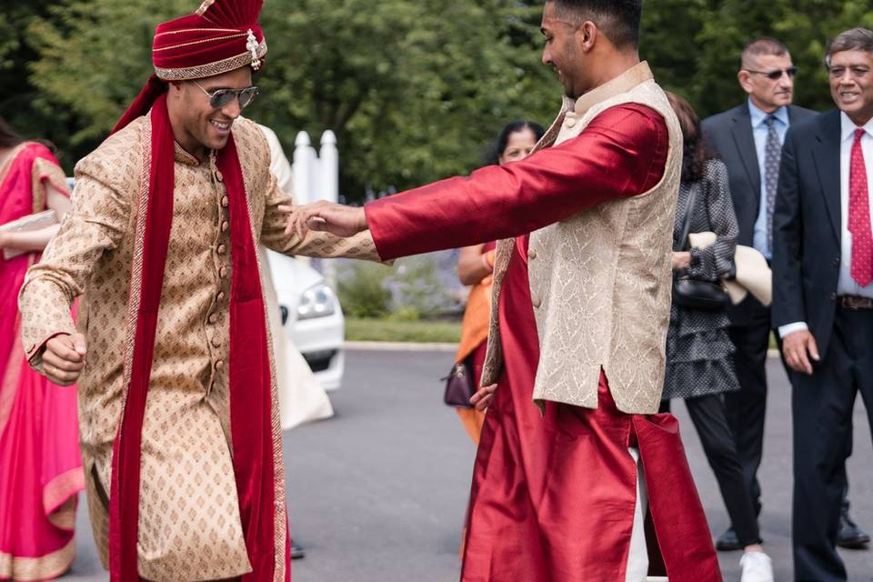 Groom at the Baraat