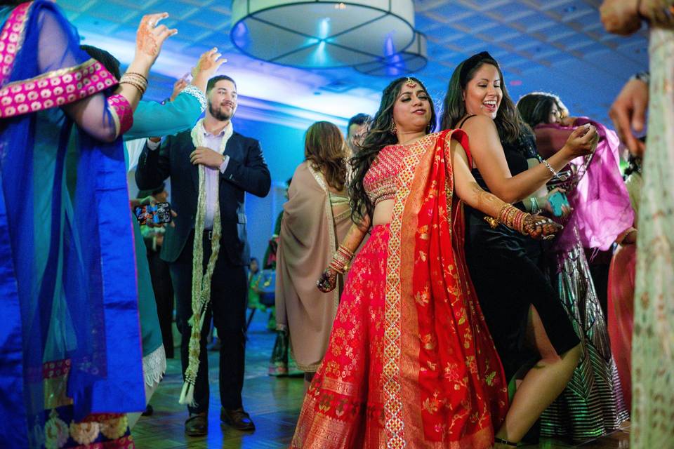 Bride and Friends