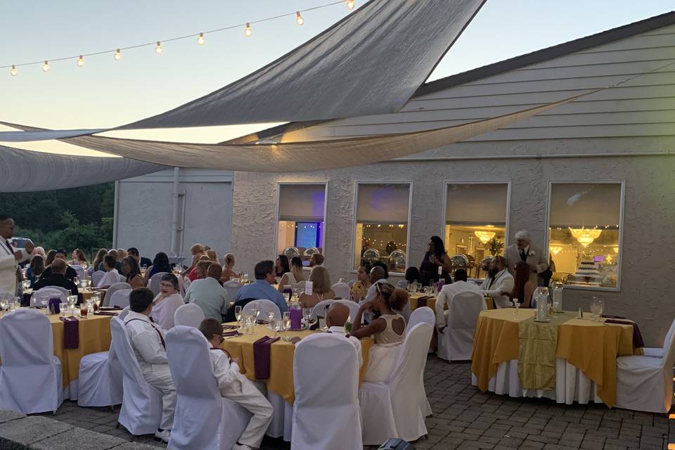 Evening Wedding Patio