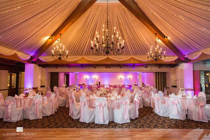 Ballroom in pink