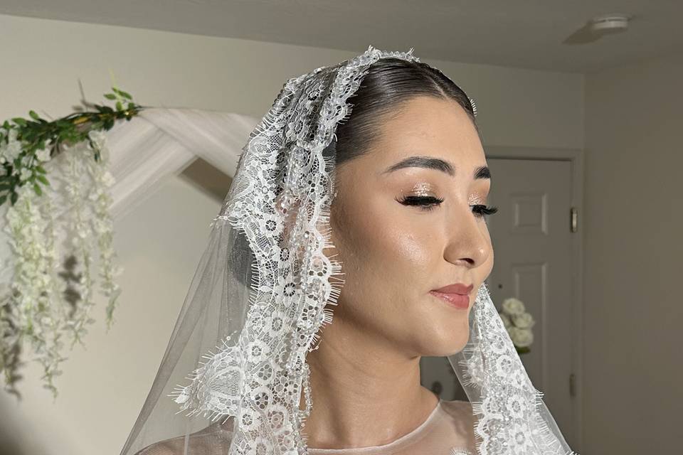 Bridal look