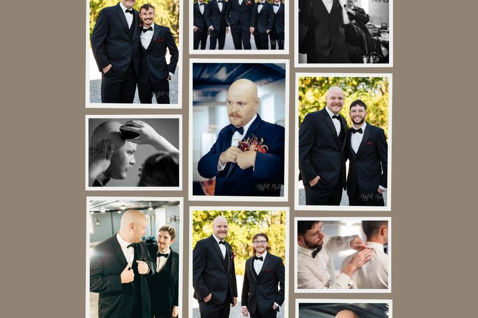 Grooms men ready