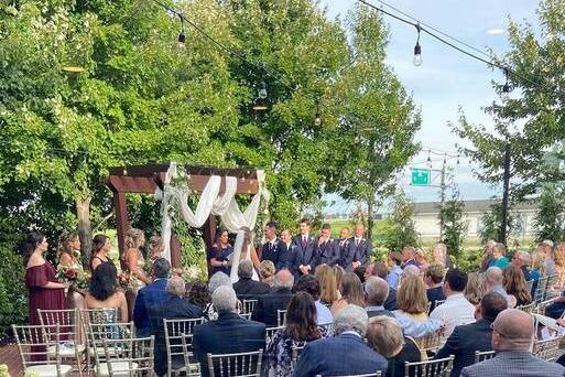 Outdoor ceremony