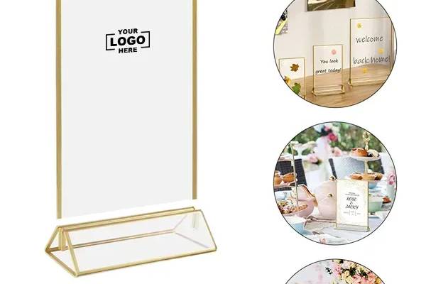 Custom Gold Table Number Sign