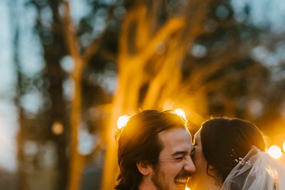 Blue hour portrait