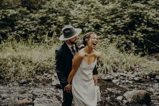 Creative couple portrait