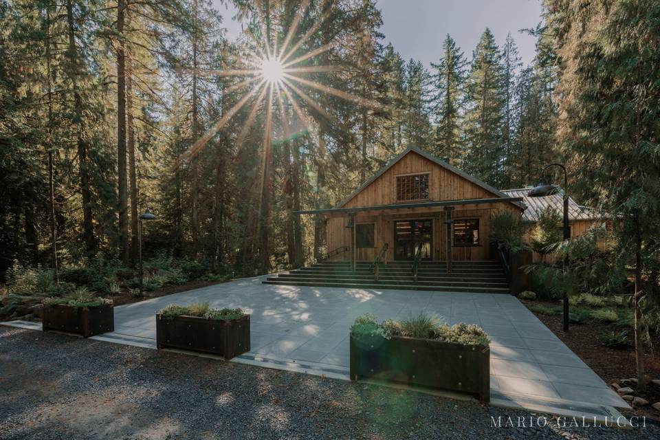 The Reception Hall at Camp