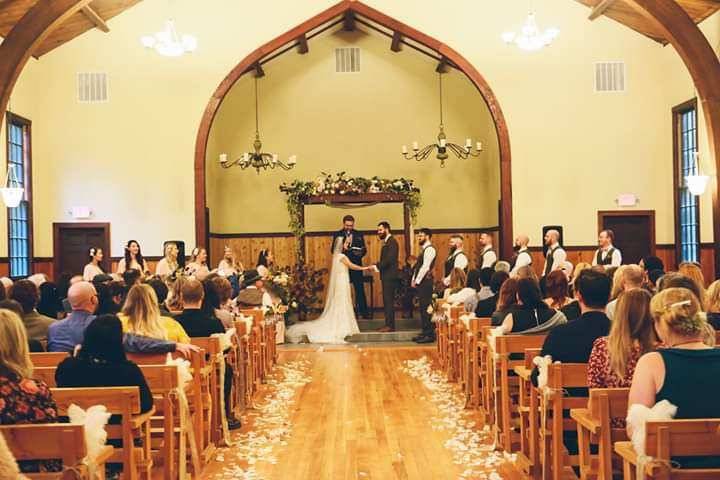 Camp Colton chapel wedding