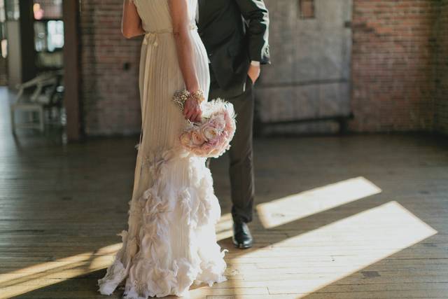 Pink and Feather Bouquet