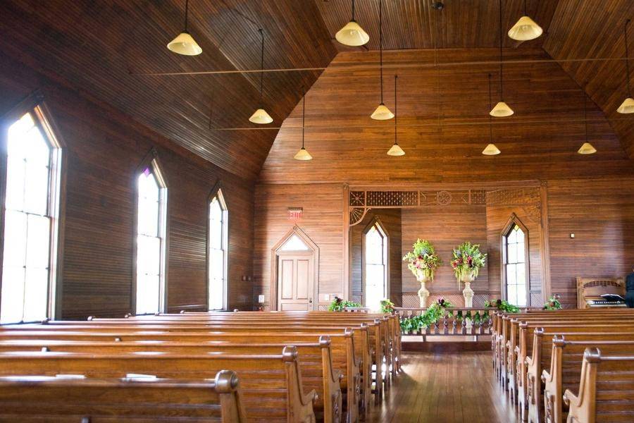 Wedding ceremony area