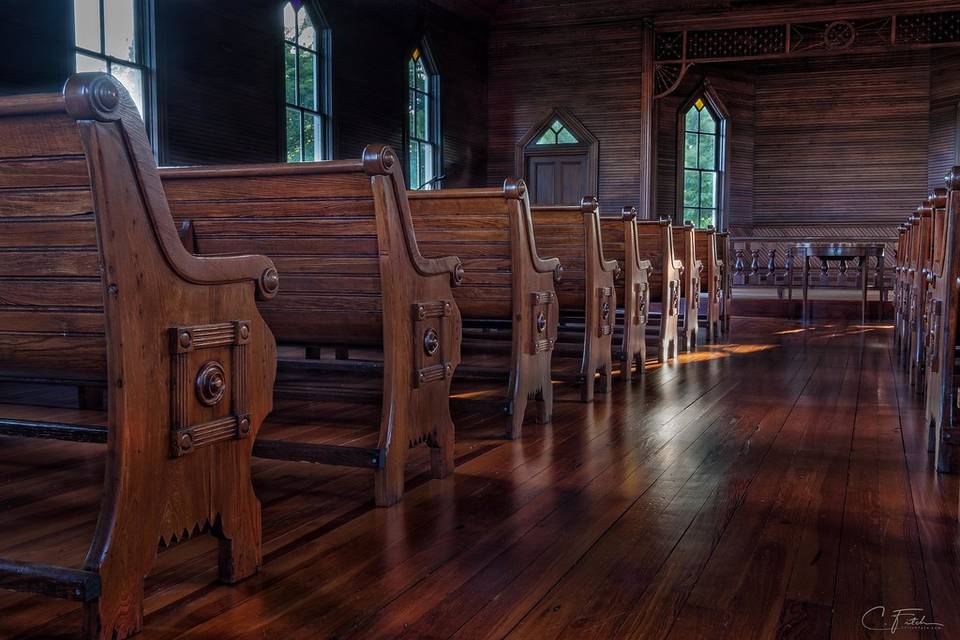 Wedding ceremony area