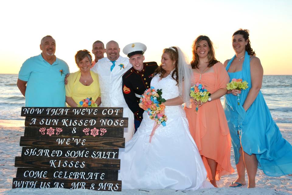 JD3 Beach Weddings & Events - Tampa Bay Beach Weddings w/JD3