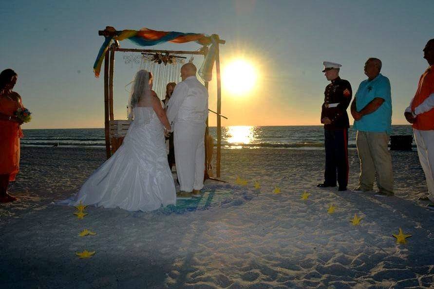 JD3 Beach Weddings & Events - Tampa Bay Beach Weddings w/JD3