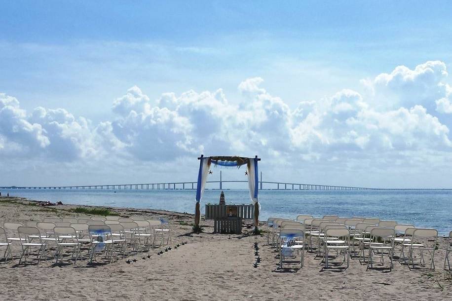 JD3 Beach Weddings & Events - Tampa Bay Beach Weddings w/JD3