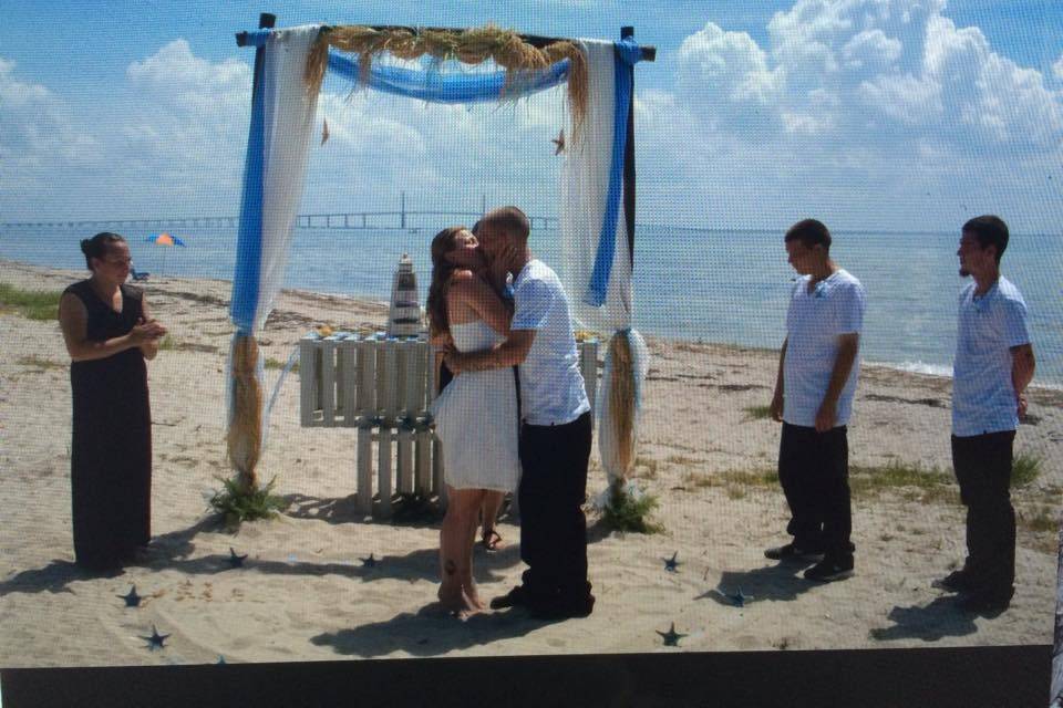 JD3 Beach Weddings & Events - Tampa Bay Beach Weddings w/JD3