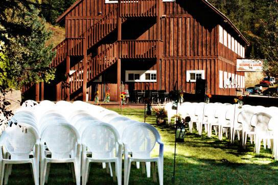 A ceremony on the lawn