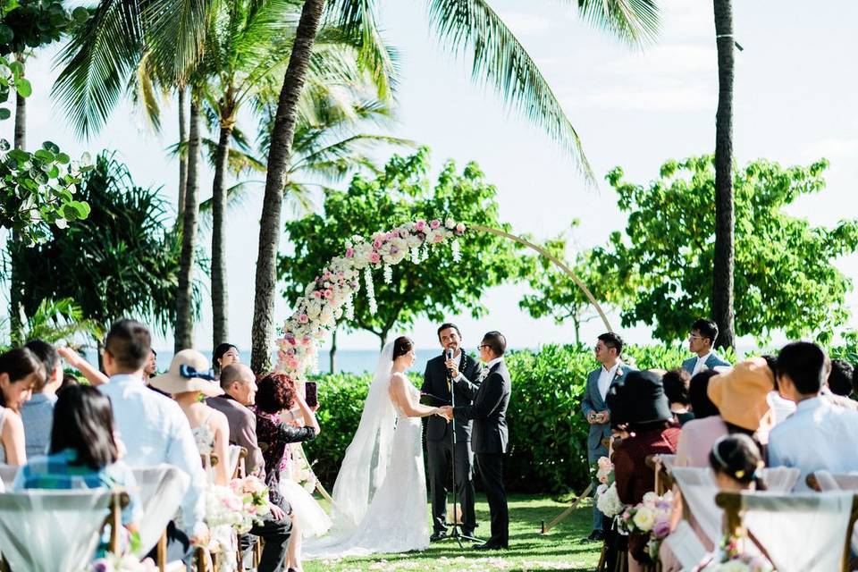 Outdoor ceremony